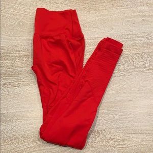 Alphalete Leggings - LIMITED EDITION RED